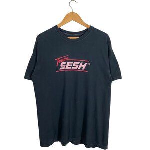 Team Sesh 2020 Chainsaw Short Sleeve Graphic Tee Gray men's size Large